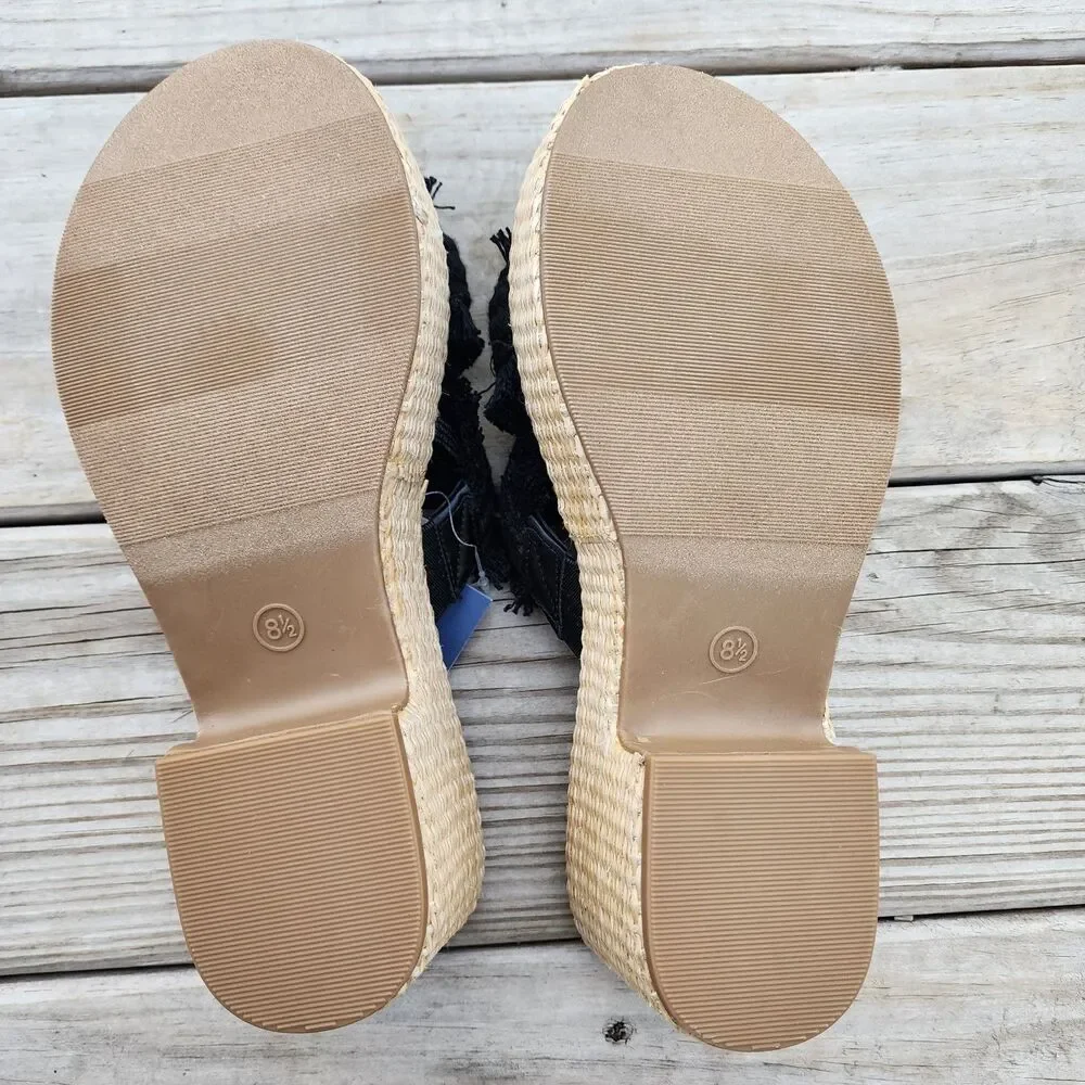 Universal Thread Shoes Womens Size 8.5 Sally Espadrille Slip On Memory Foam Comf